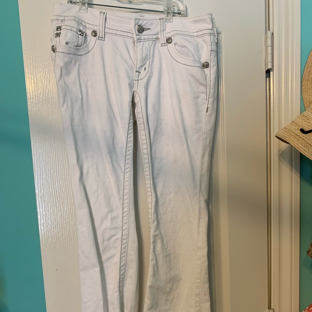 White Miss Me Jeans